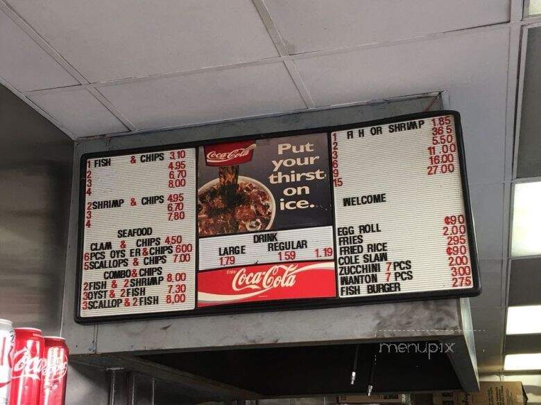 Carnaby Street Fish & Chips - La Puente, CA menu_pic