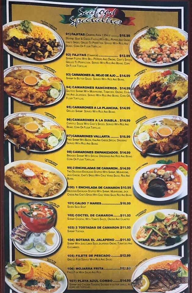 El Jalapeno - Hemet, CA menu_pic