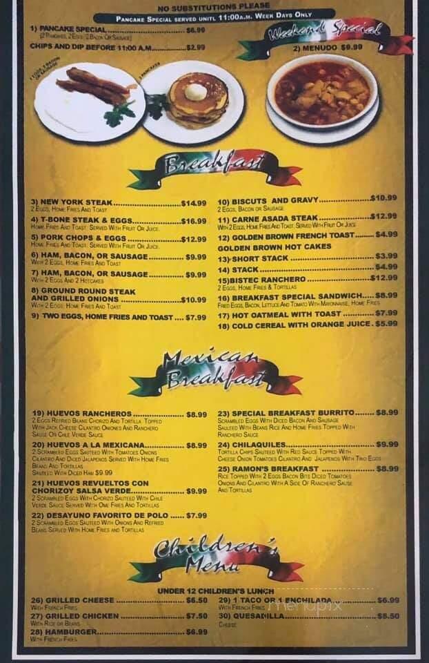 El Jalapeno - Hemet, CA menu_pic