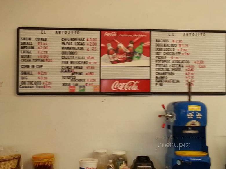 El Antojito - Brownfield, TX menu_pic