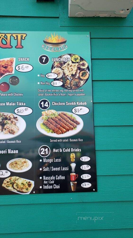 Sizzling Tandoori Hut - Aurora, OR menu_pic