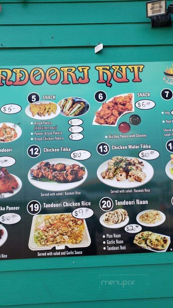 Sizzling Tandoori Hut - Aurora, OR menu_pic