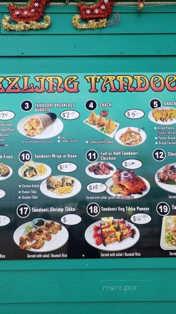 Sizzling Tandoori Hut - Aurora, OR menu_pic