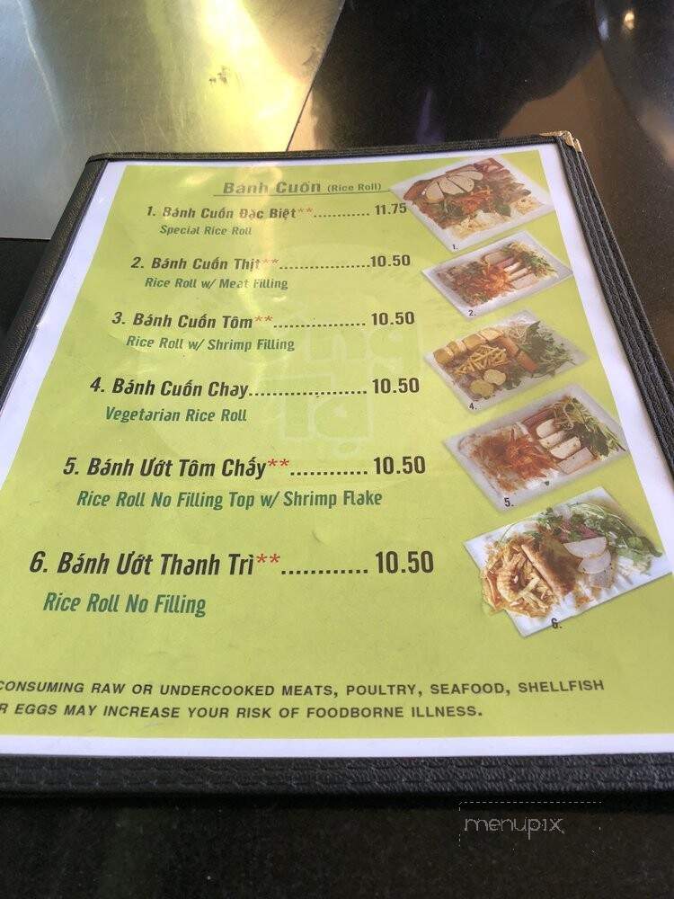 Banh Cuon Bun Moc Ong Ta - San Jose, CA menu_pic