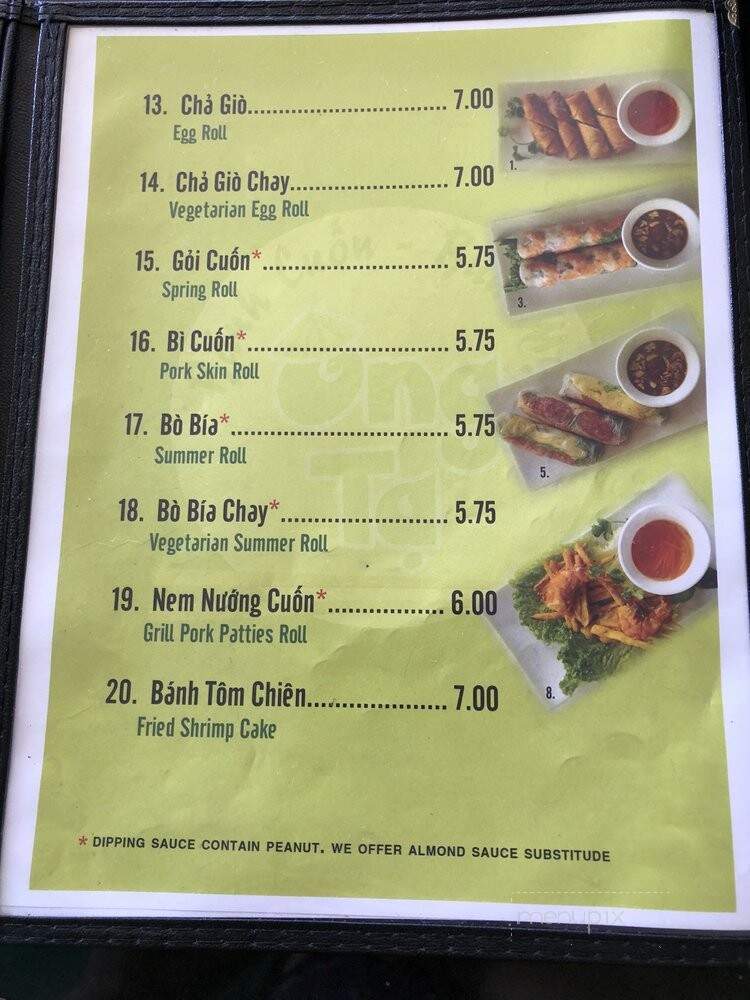Banh Cuon Bun Moc Ong Ta - San Jose, CA menu_pic