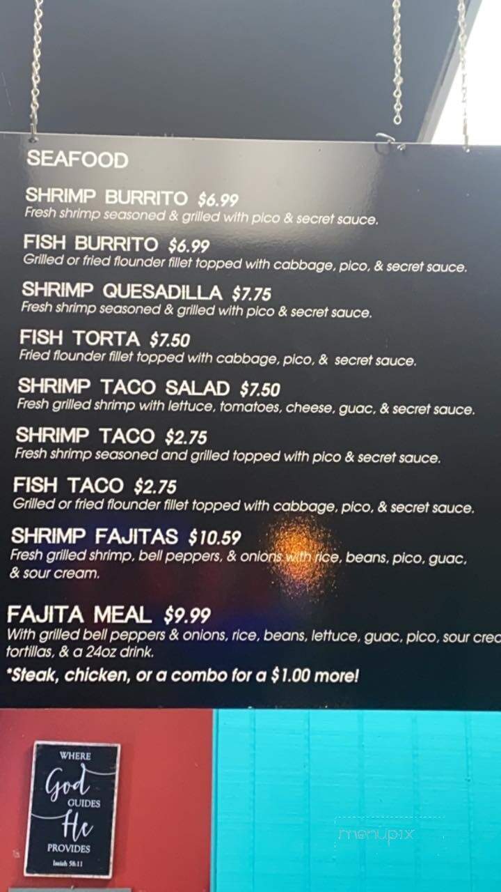 West Coast Taco Shop - Franklin, TN menu_pic