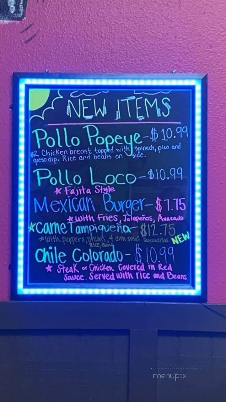 West Coast Taco Shop - Franklin, TN menu_pic