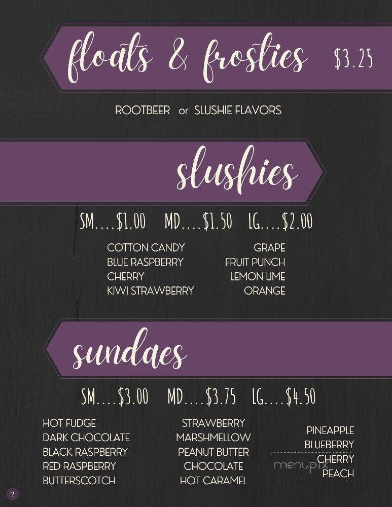 The Blast - Northfield, MN menu_pic