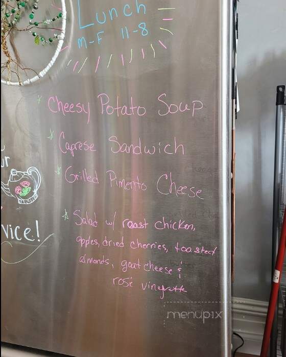 Cafe de Fae - Paducah, KY menu_pic