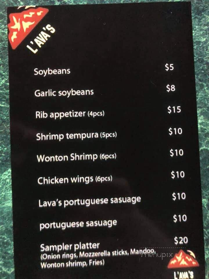 L'AVA's Sportsbar & Karaoke - Wailuku, HI menu_pic