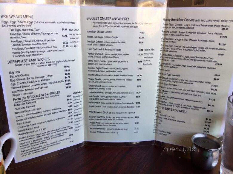 Sunrise Breakfast - Norwood, MA menu_pic