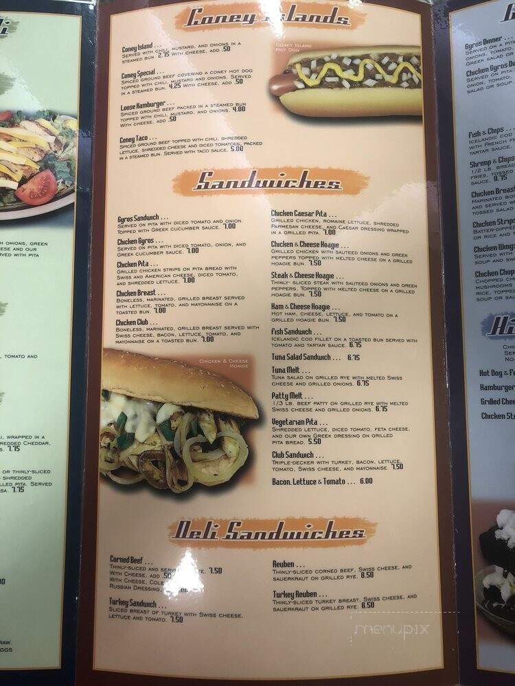 Gus' Coney Island - Mount Clemens, MI menu_pic