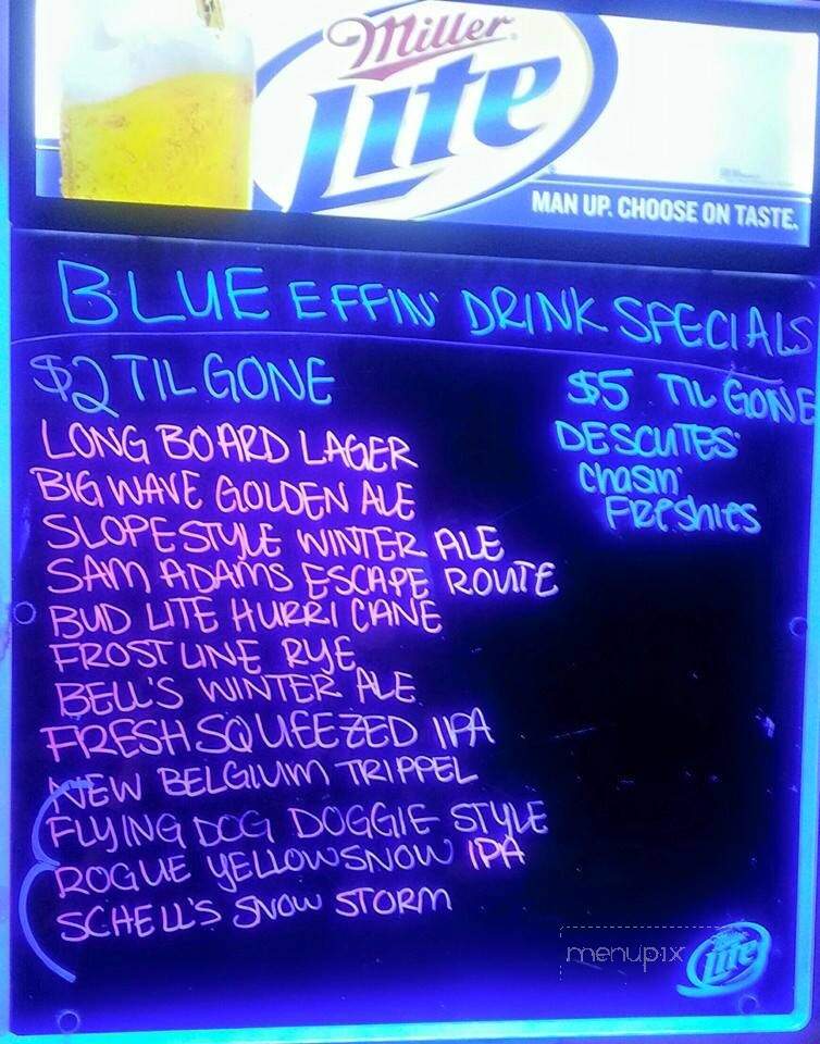 Blue Rider - Minot, ND menu_pic