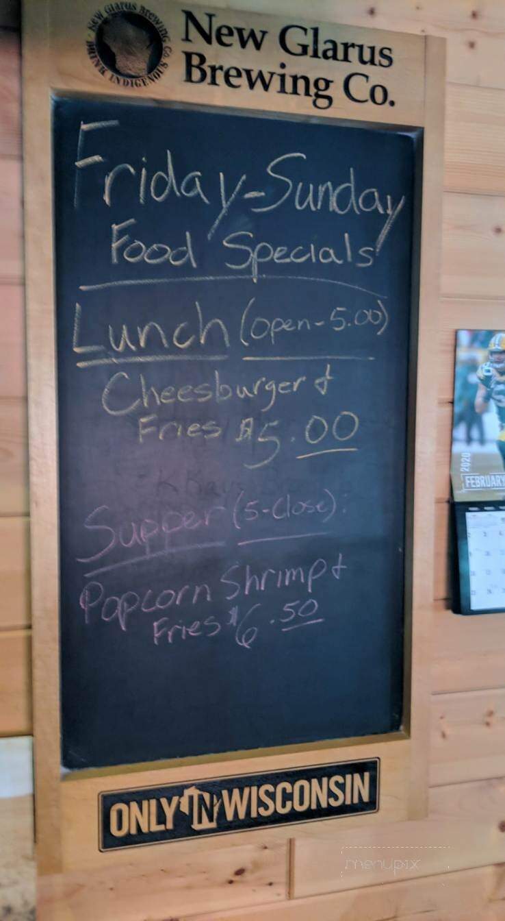 Wieners Bar - Ettrick, WI menu_pic