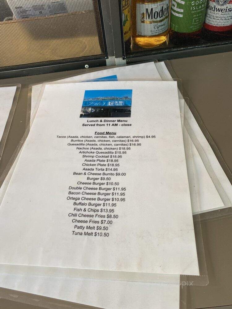 Pete's Plaza Cafe - Avalon, CA menu_pic