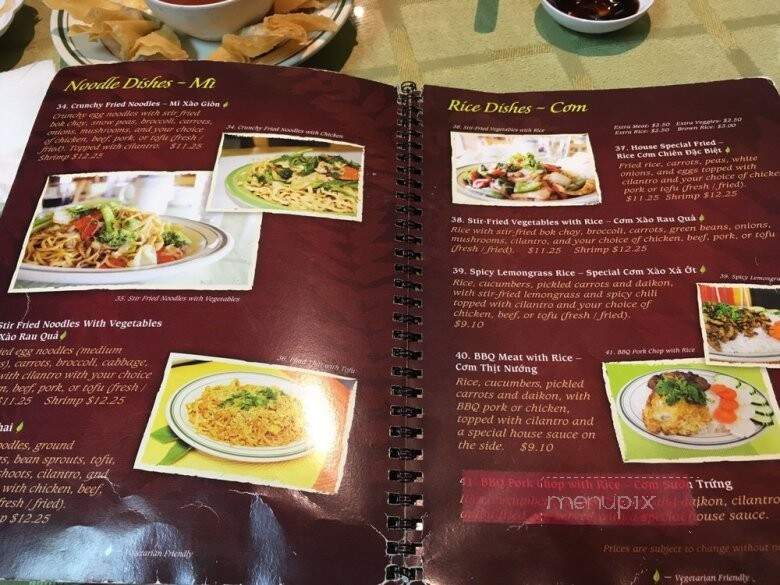 Pho Mimosa - Snohomish, WA menu_pic