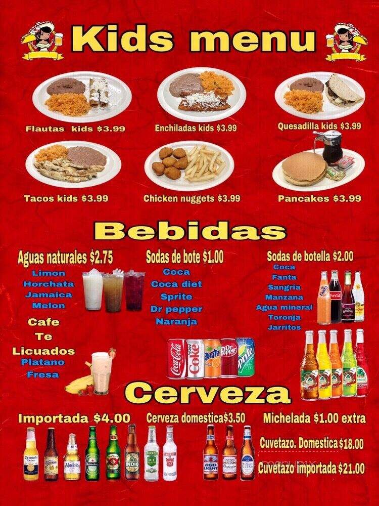 Antojitos La Esperanza - Houston, TX menu_pic