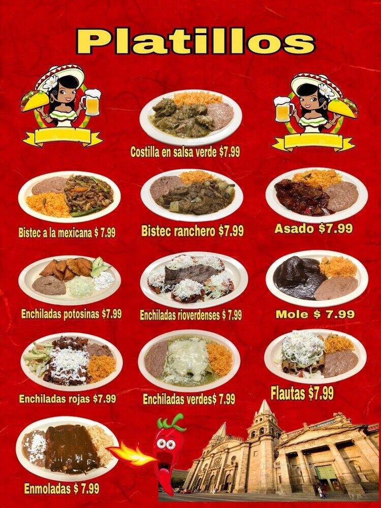 Antojitos La Esperanza - Houston, TX menu_pic