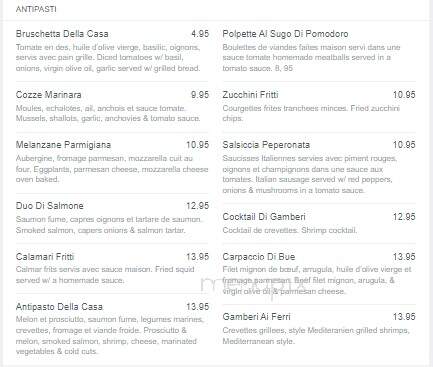Restaurant Gi-Mo - Montreal, QC menu_pic