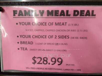 Brennan Road Bar-B-Que - Columbus, GA menu_pic