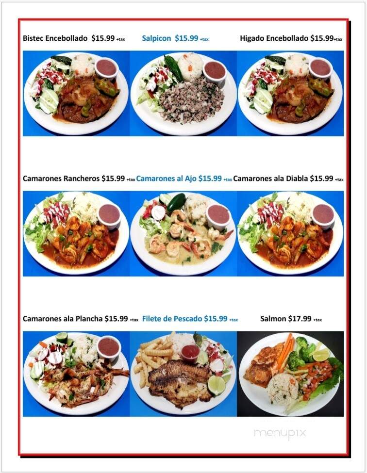 Pupuseria Salvadorena - Long Beach, CA menu_pic