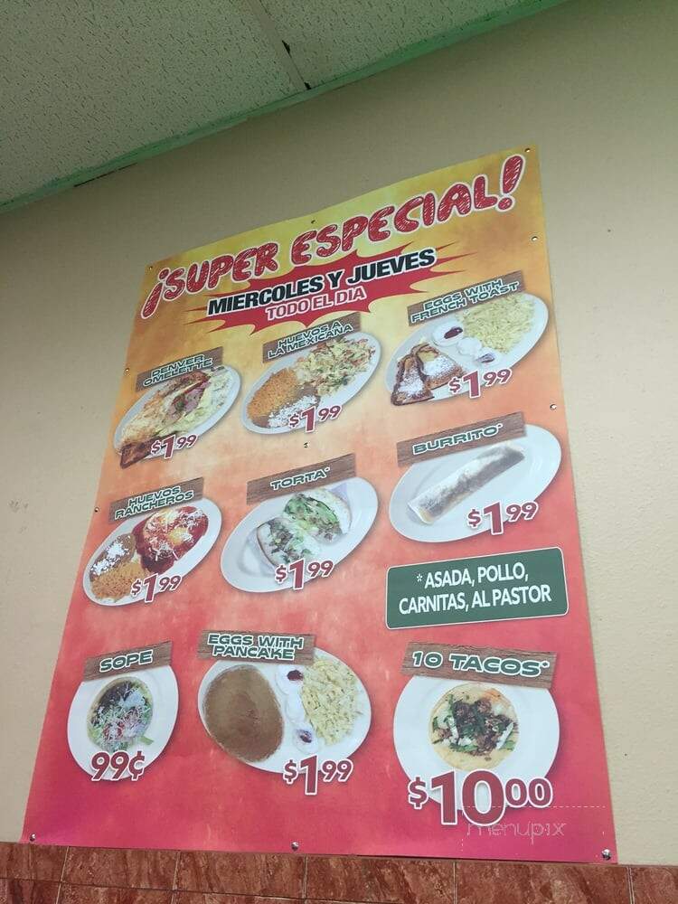 Tacos Los Betos - El Monte, CA menu_pic