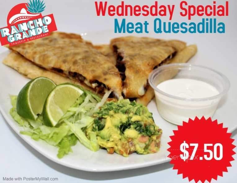 Rancho Grande Mexican Restaraunt - Tulare, CA menu_pic