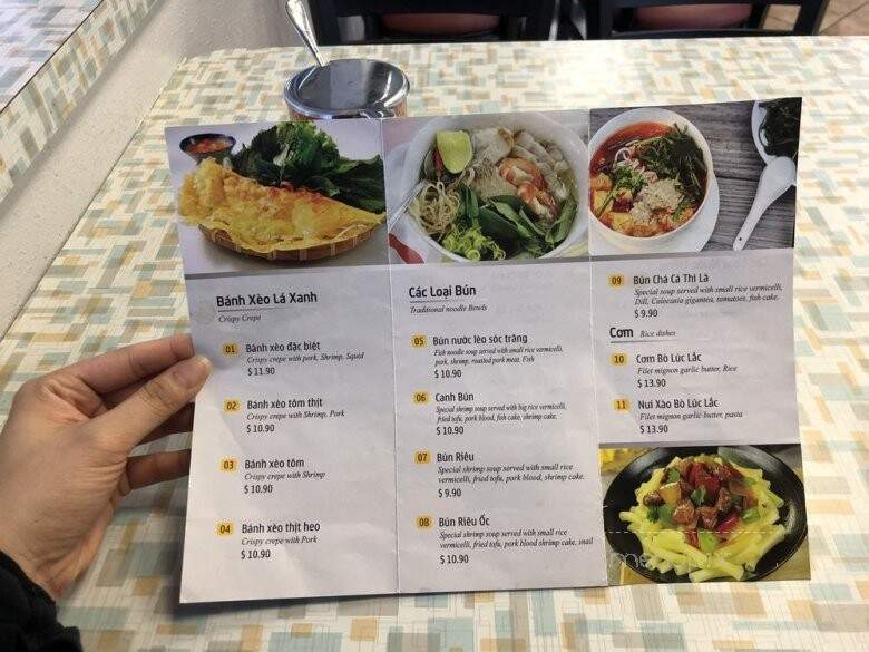 La Xanh - Santa Ana, CA menu_pic