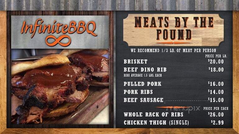 Infinite BBQ - Los Alamos, NM menu_pic