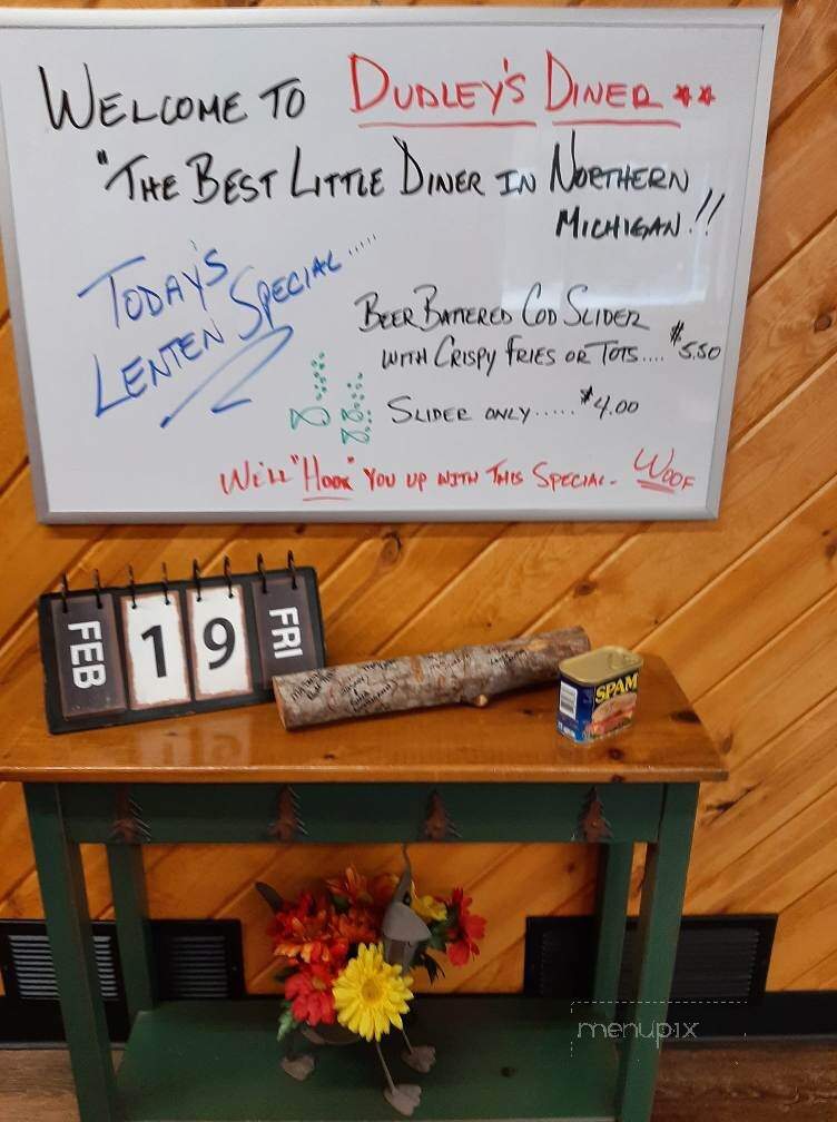 Dudley's Diner - Oscoda, MI menu_pic