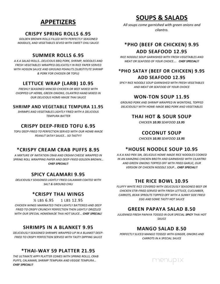 Thai on 59 - Ile des Chenes, MB menu_pic