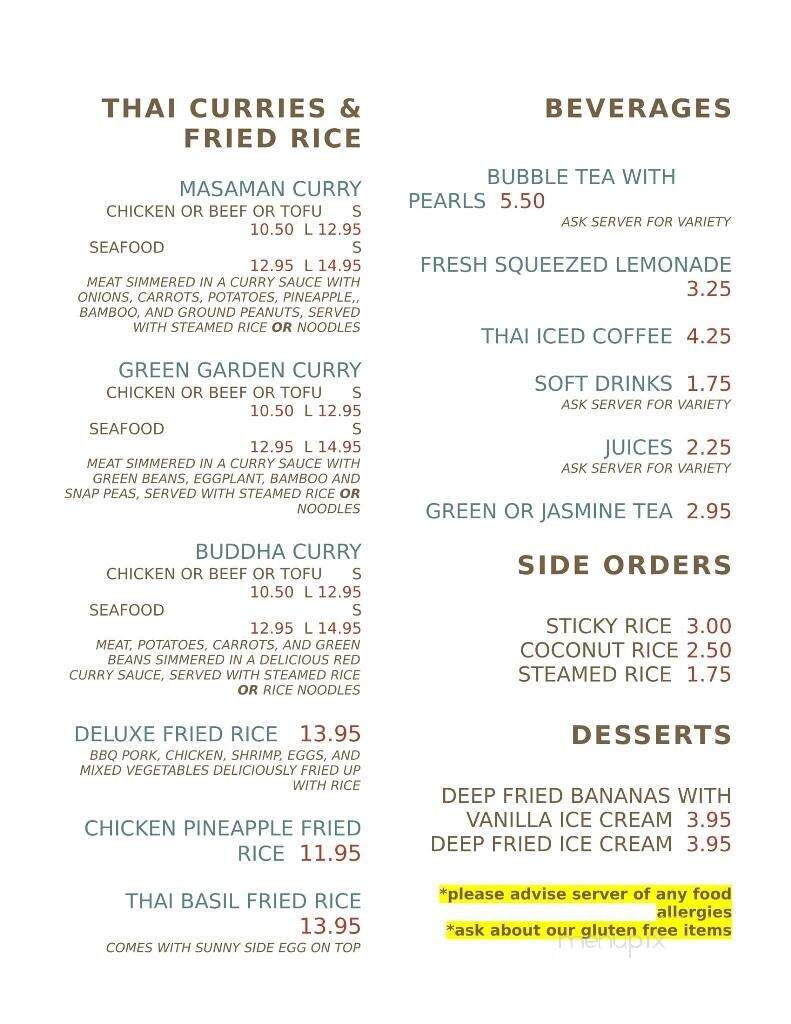 Thai on 59 - Ile des Chenes, MB menu_pic
