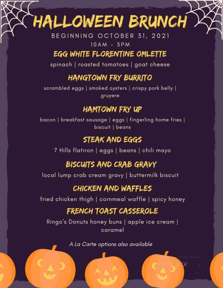 Red Point Taphouse - Smithfield, VA menu_pic