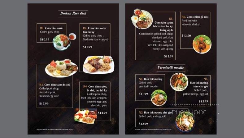 Pho Thanh - Hilliard, OH menu_pic