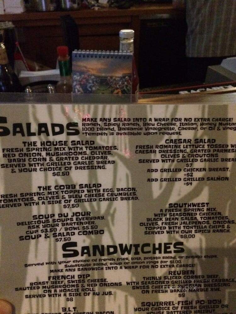 Flying Squirrel - Eugene, OR menu_pic