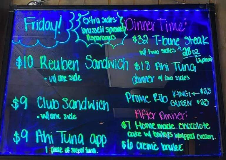 Pine Tree Lounge - Winston Salem, NC menu_pic