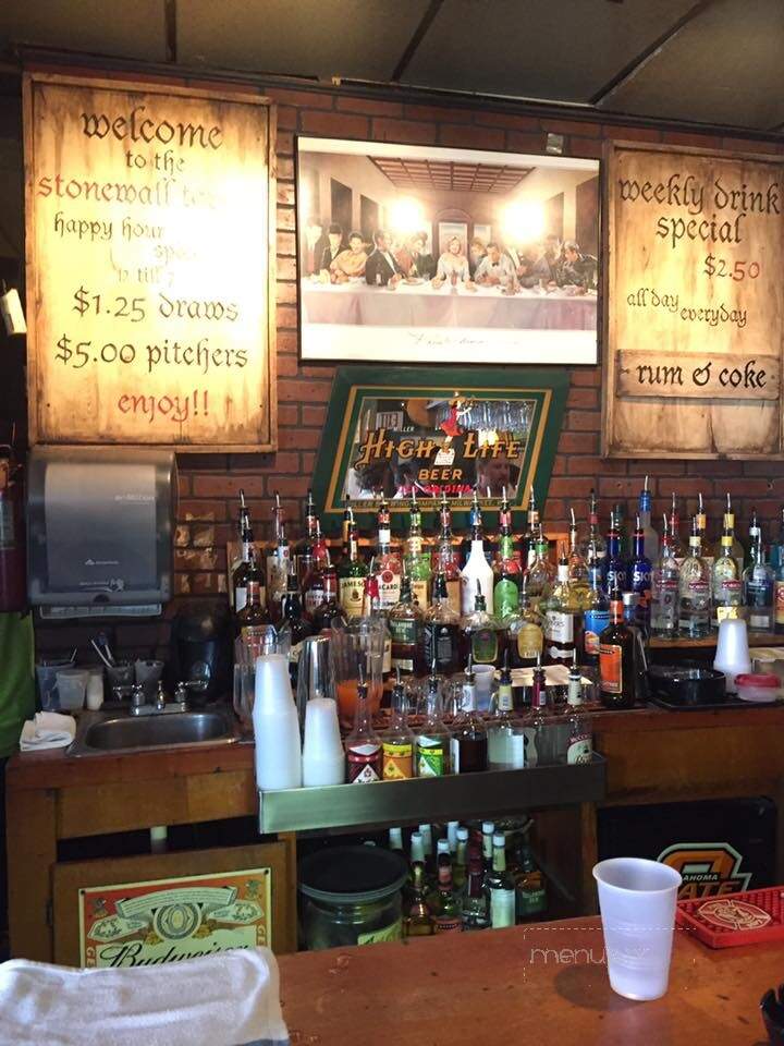 Stonewall Tavern - Stillwater, OK menu_pic