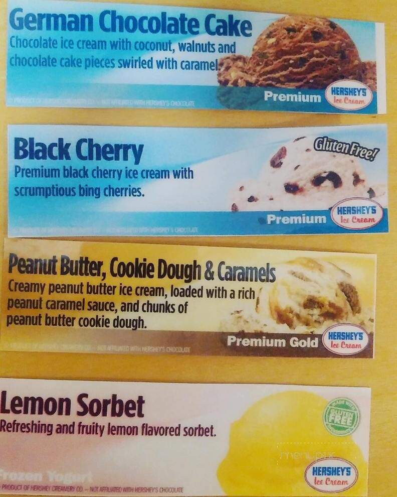 Jimmy's Homemade Ice Cream - Sturbridge, MA menu_pic