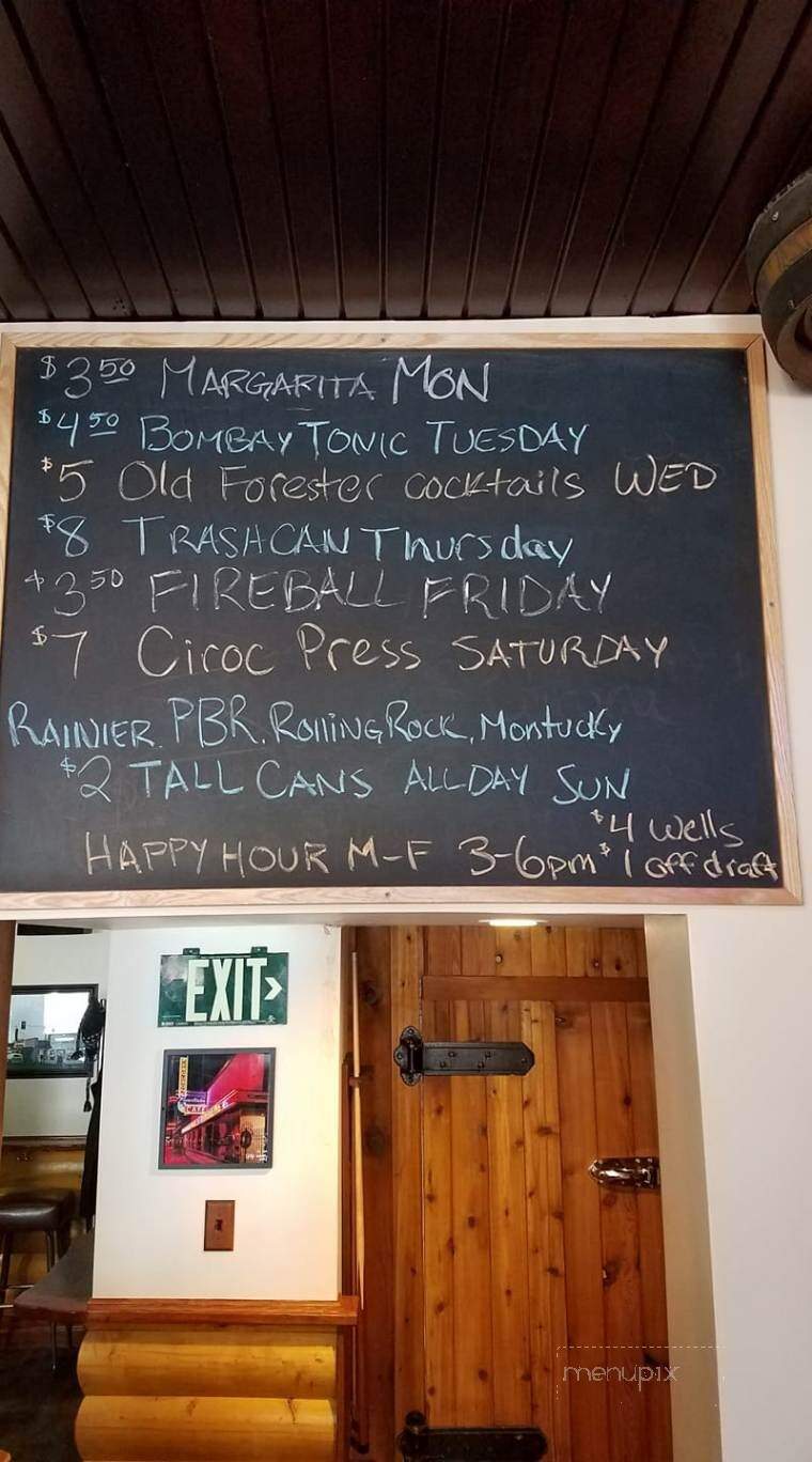 Brown Derby Tavern - Spokane, WA menu_pic