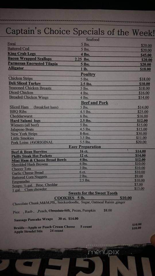 Alibi Bar - Amery, WI menu_pic