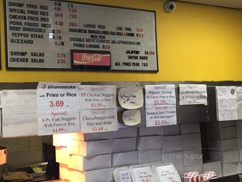 Chick N Chung - Houston, TX menu_pic
