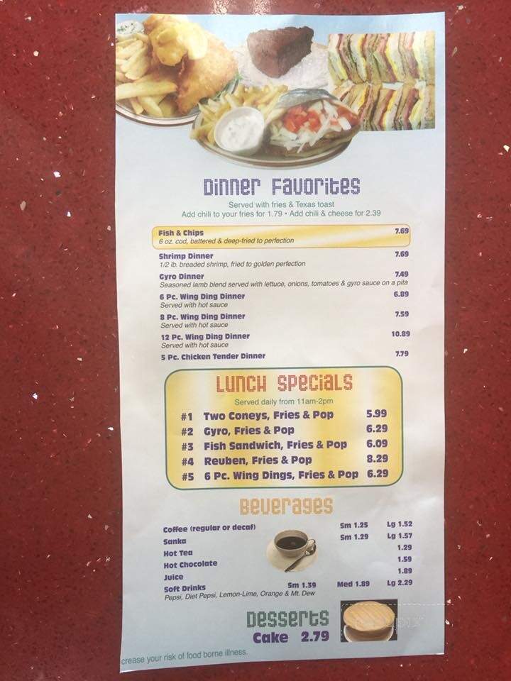 Hollywood Coney Island - Detroit, MI menu_pic