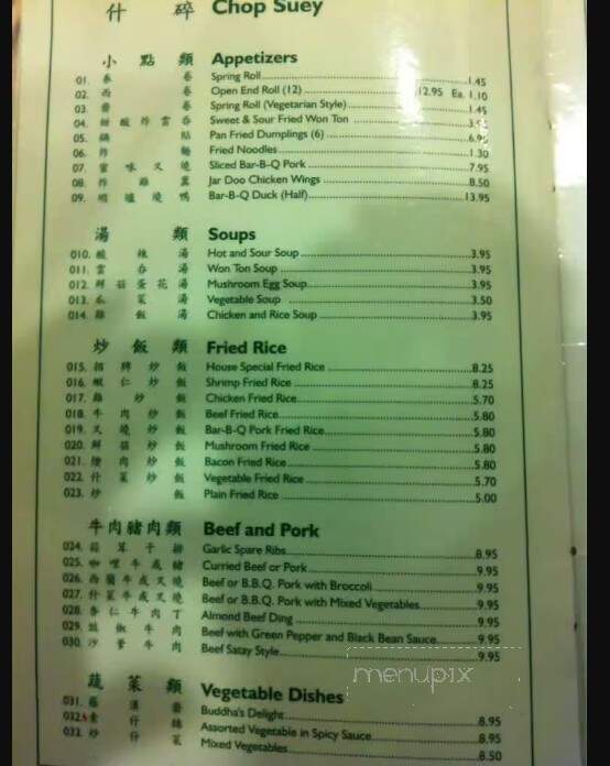 Rideau Tavern & Restaurants - Ottawa, ON menu_pic