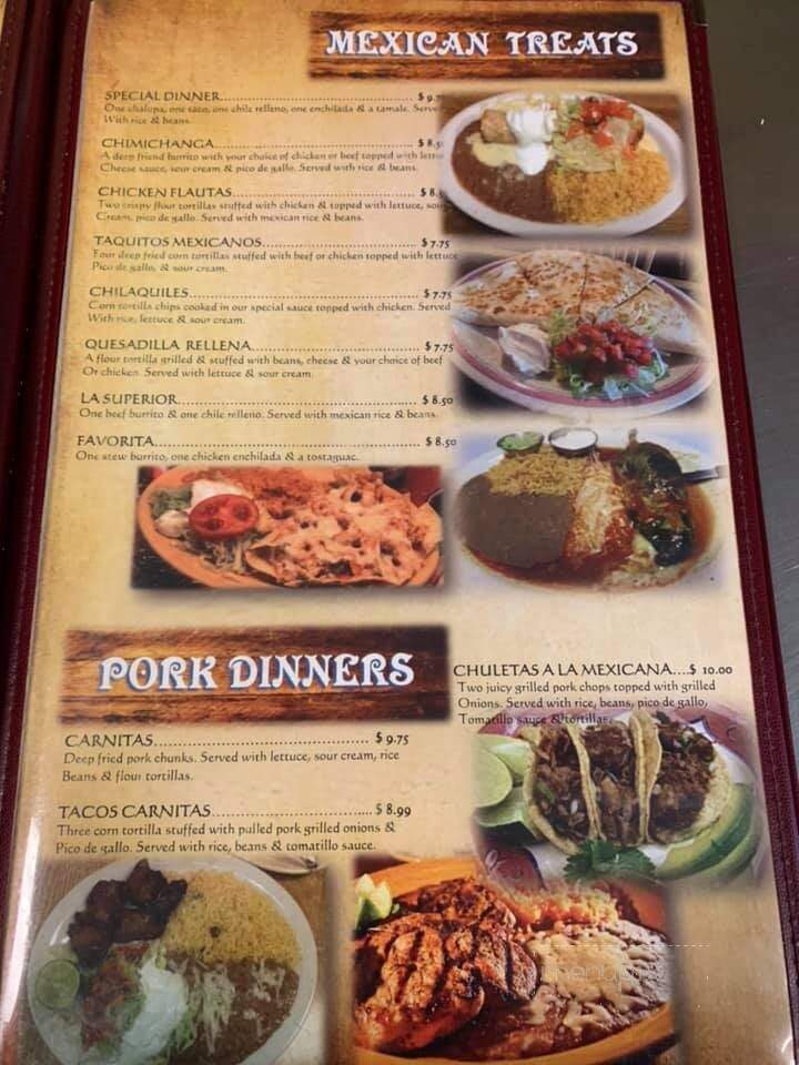 Laesperanza Mexican Restaurant - Middlesboro, KY menu_pic