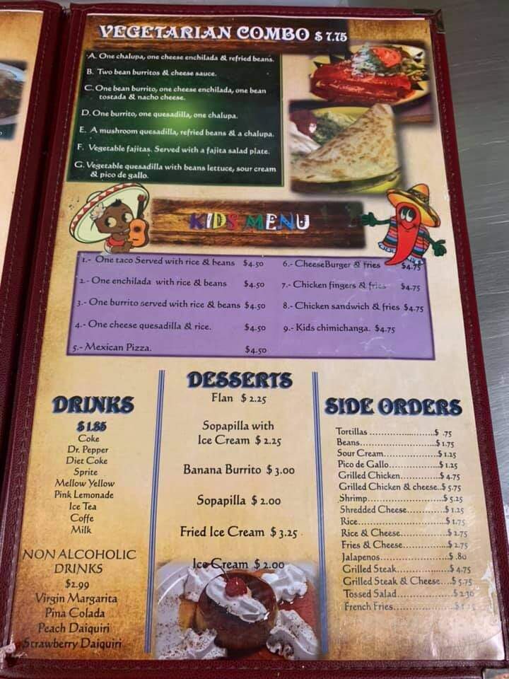Laesperanza Mexican Restaurant - Middlesboro, KY menu_pic