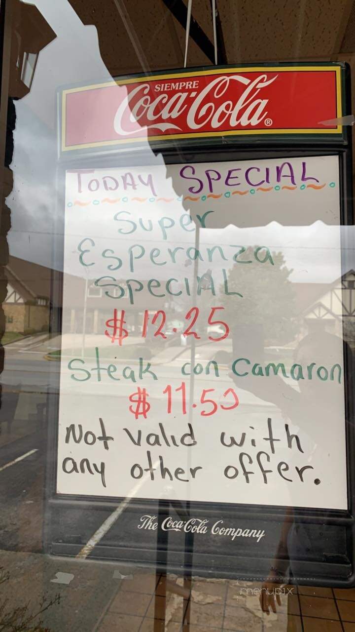 Laesperanza Mexican Restaurant - Middlesboro, KY menu_pic