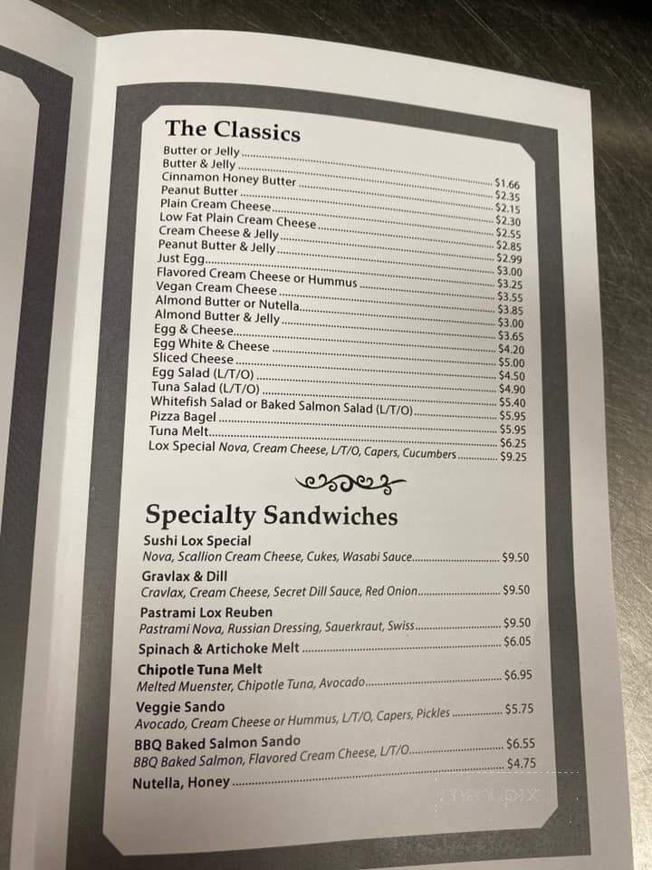 Bagel Spot - Cherry Hill, NJ menu_pic