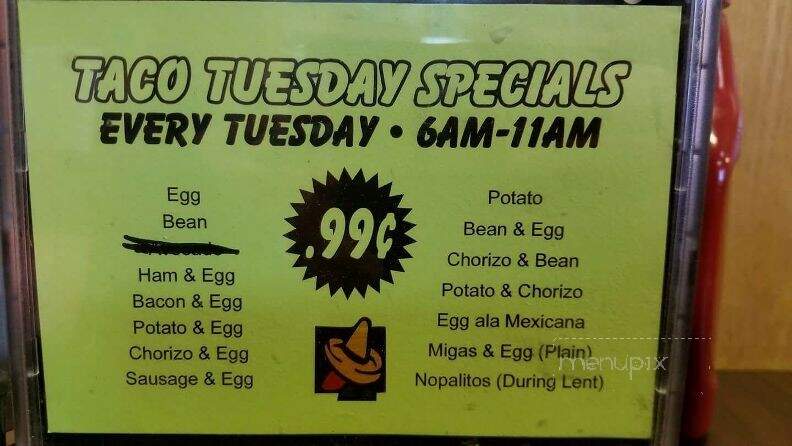 Enrique's Restaurant - Corpus Christi, TX menu_pic