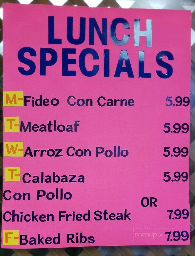 Enrique's Restaurant - Corpus Christi, TX menu_pic