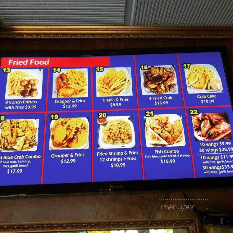 Leo's Crab Shack - West Palm Beach, FL menu_pic
